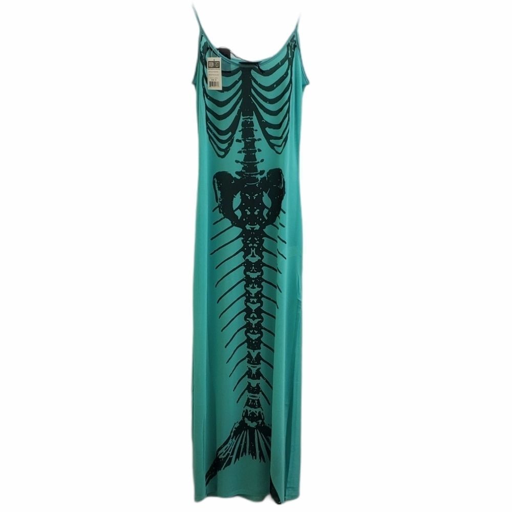 🤩NWT Iron fist Bone deep mesh maxi dress sizes S , L - Picture 2 of 8